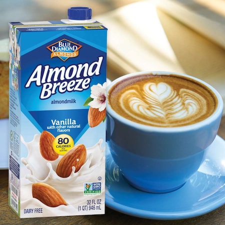 ALMOND BREEZE Almond Breeze Vanilla Almond Milk 32 oz. Carton, PK12 7159